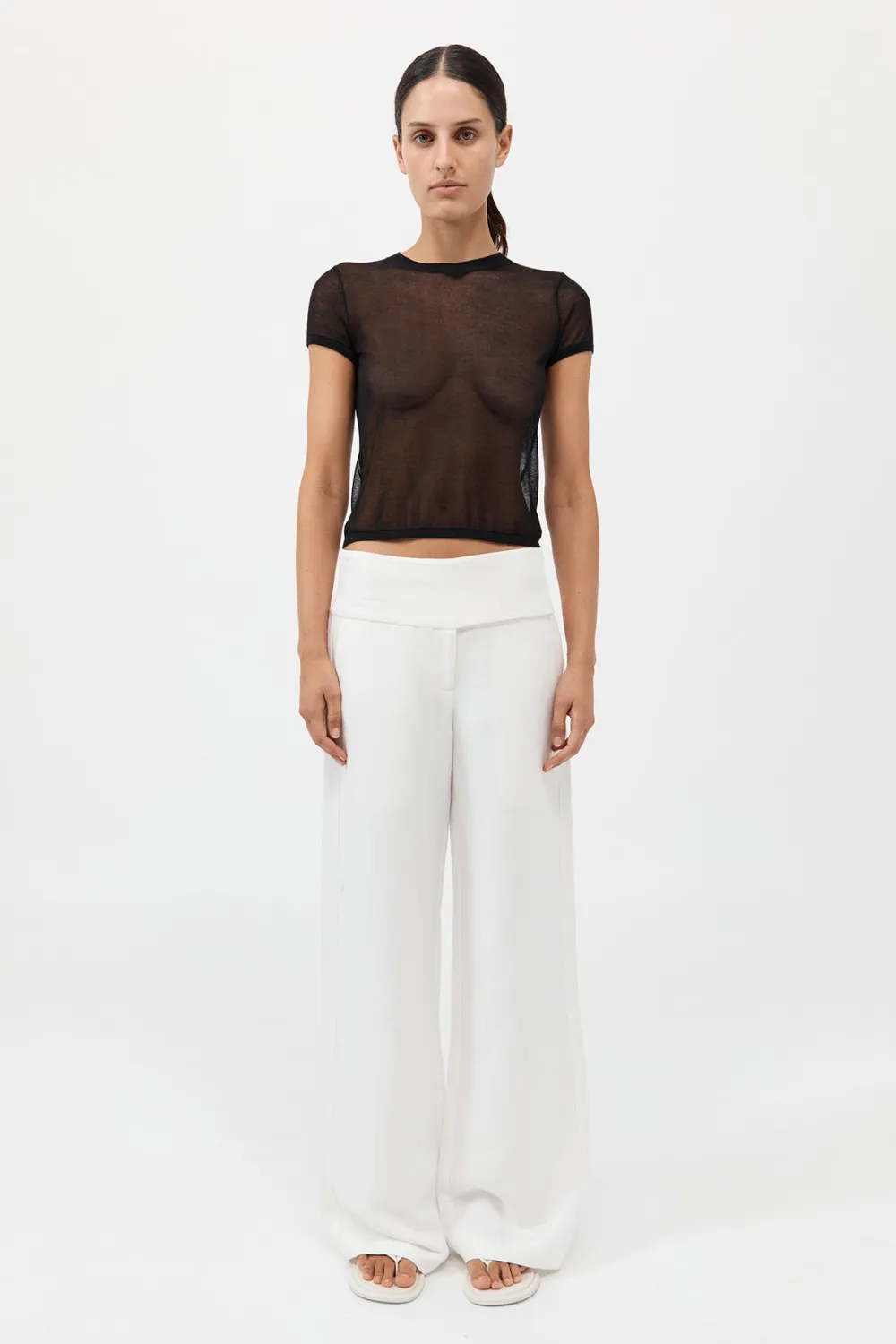 Sheer Baby Tee -|St. Agni New