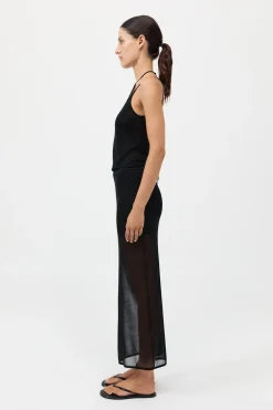 Sheer Column Skirt -|St. Agni Cheap