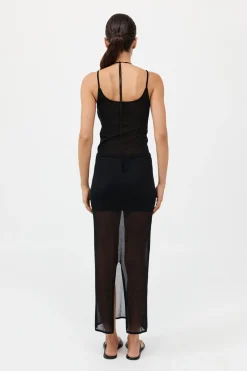 Sheer Column Skirt -|St. Agni Cheap