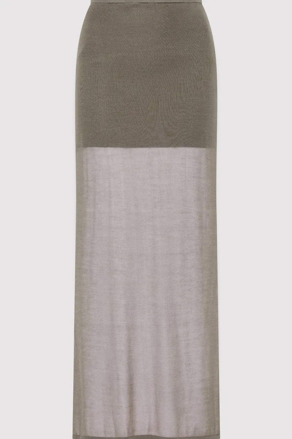 Sheer Column Skirt -|St. Agni Fashion