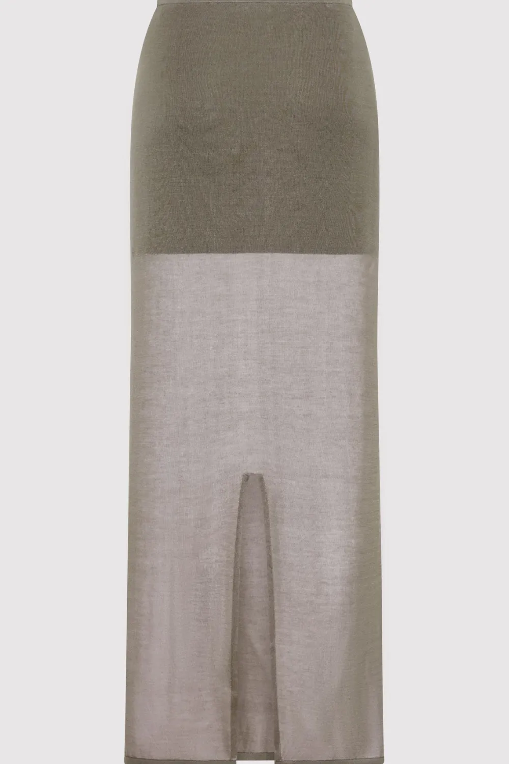 Sheer Column Skirt -|St. Agni Fashion