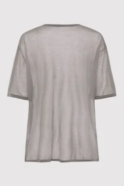 Sheer Oversized Tee -|St. Agni Discount