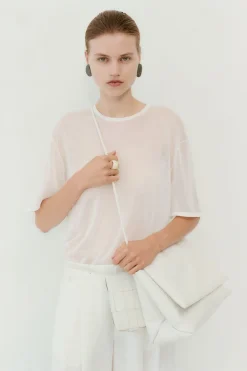 Sheer Oversized Tee -|St. Agni Sale