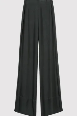 Sheer Silk Gauze Pants - Soot|St. Agni Discount