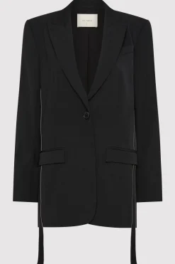 Side Stripe Blazer - Black|St. Agni Cheap