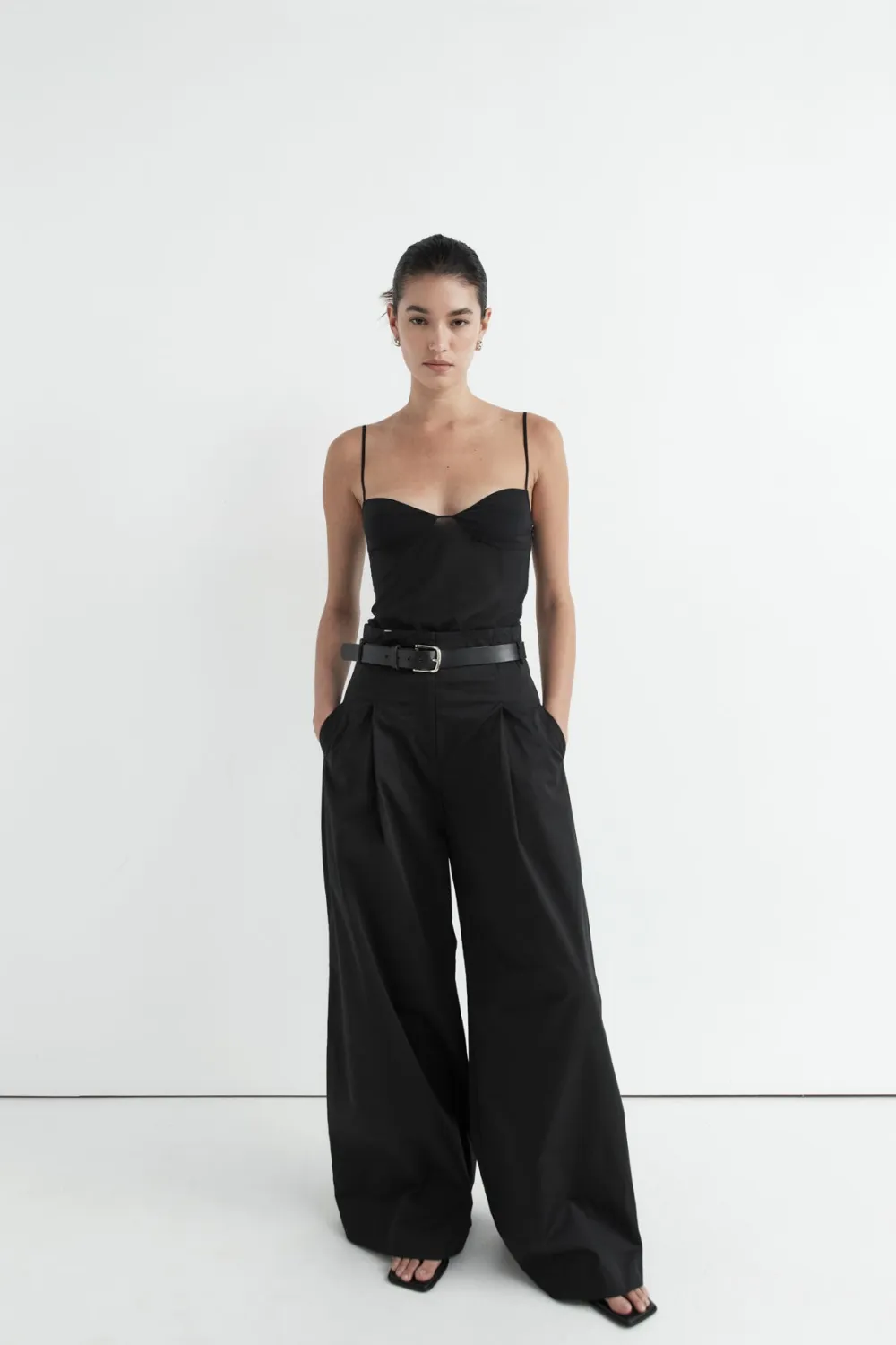 Silk Cami - Black|St. Agni Cheap