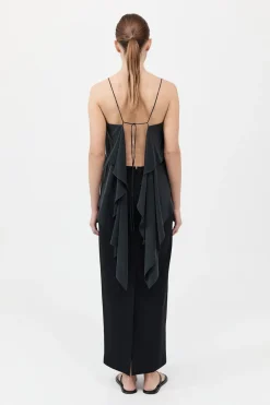 Silk Drape - Black|St. Agni Sale