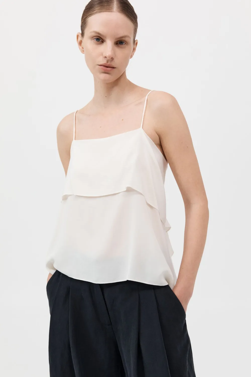 Silk Drape Top -|St. Agni Online