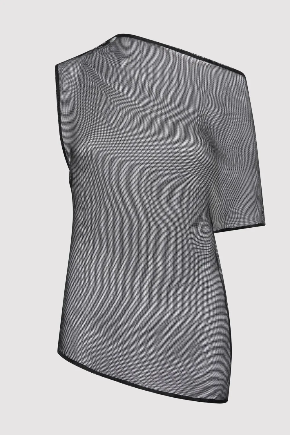 Silk Mesh Top - Black|St. Agni Cheap