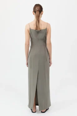 Silk Tuck Dress -|St. Agni Sale