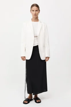 Silk Wrap Tie Skirt -|St. Agni New