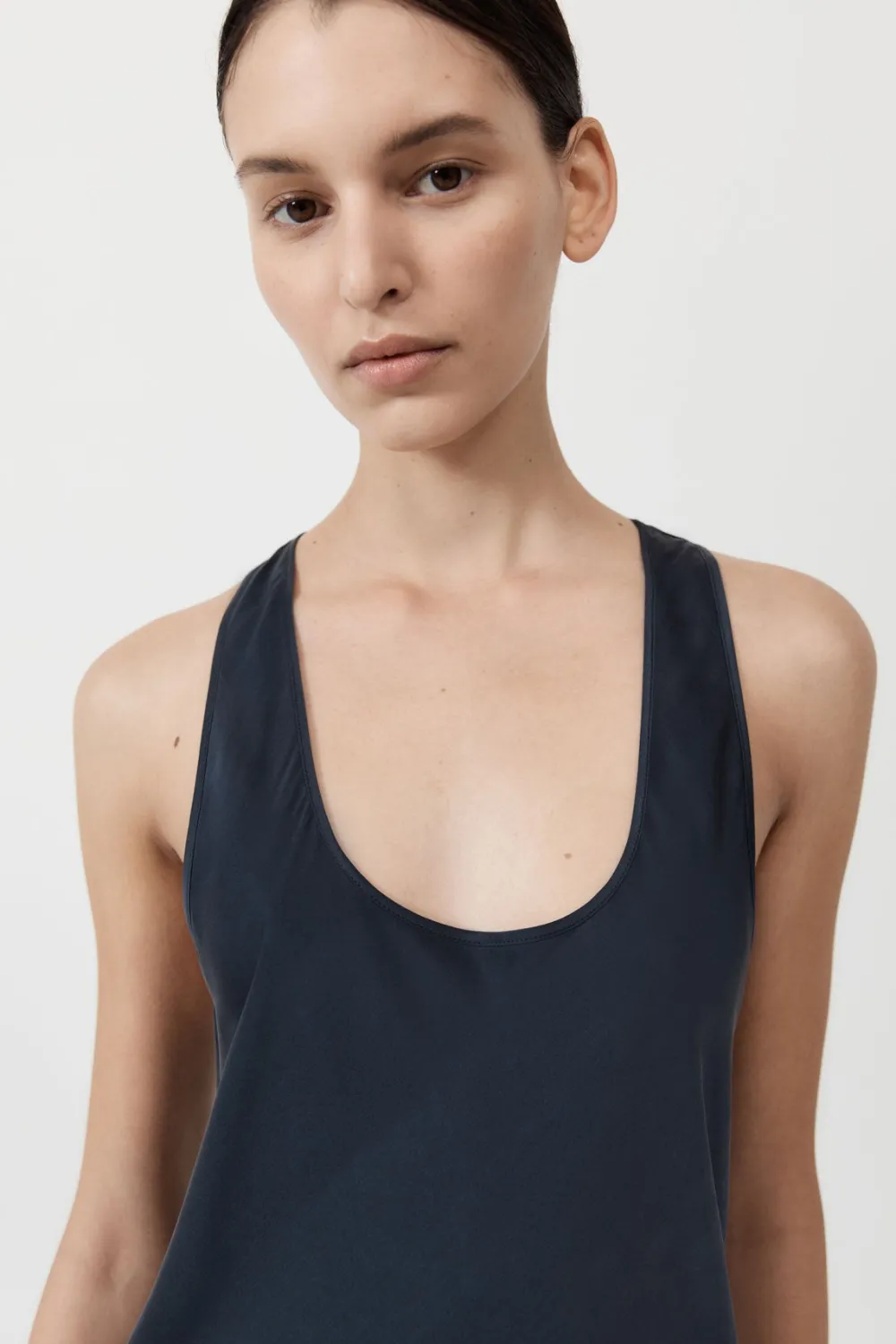Soft Silk Bias Tank Dress -|St. Agni Outlet