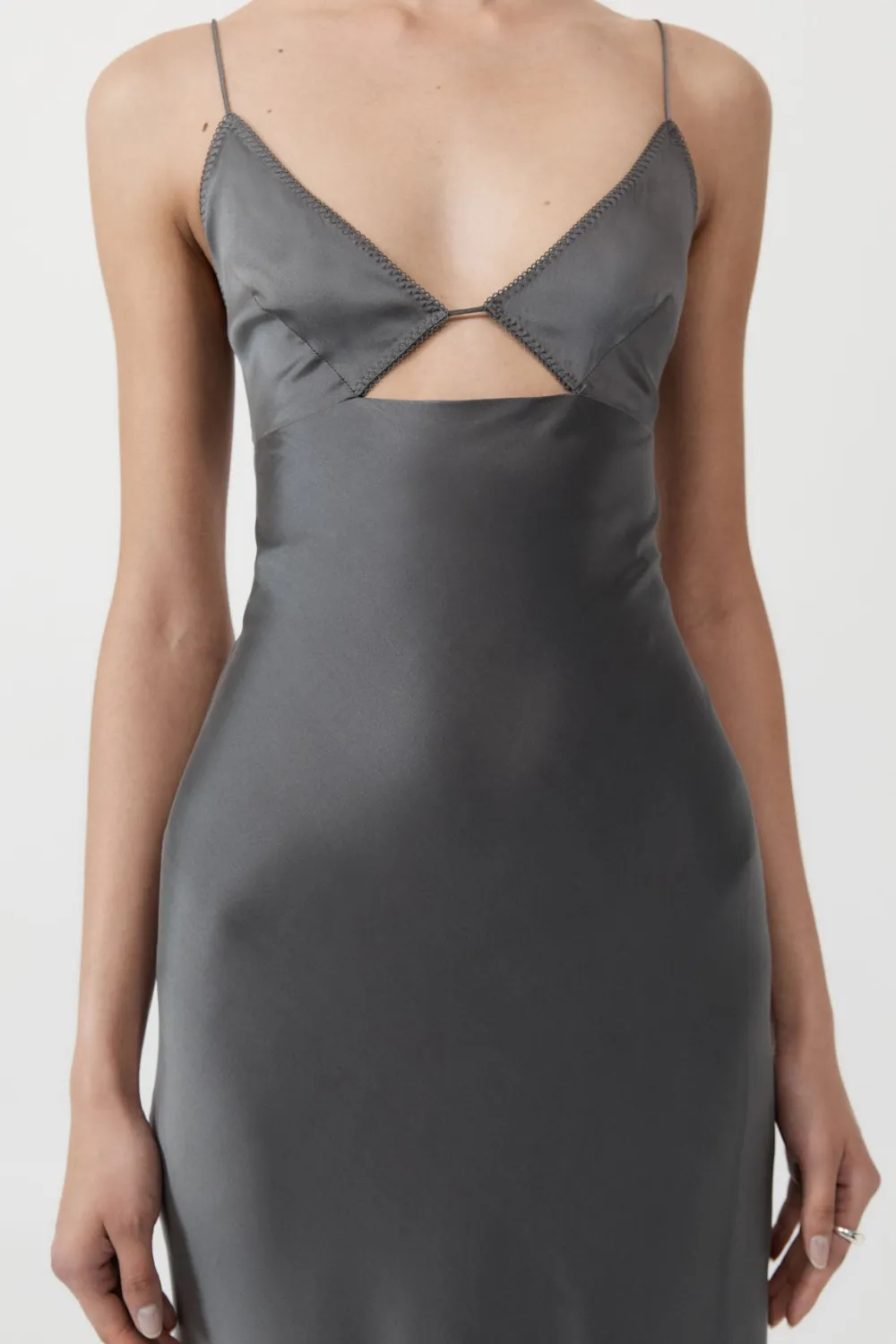 Soft Silk Bra Bias Slip -|St. Agni Outlet
