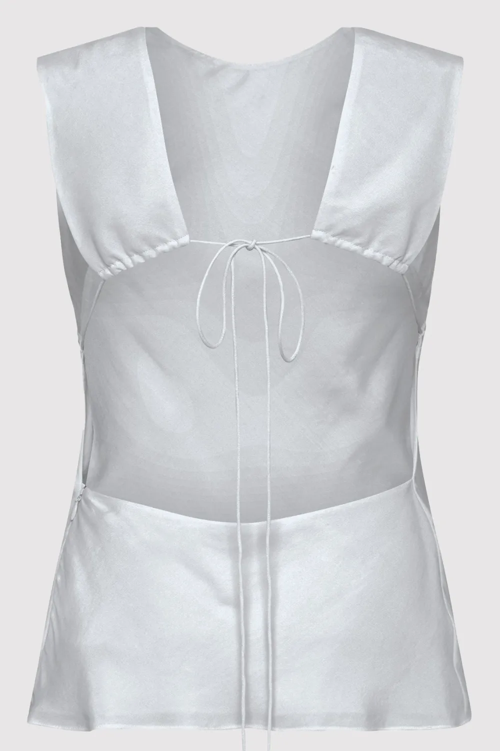 Soft Silk Rouleau Tie Top -|St. Agni Flash Sale