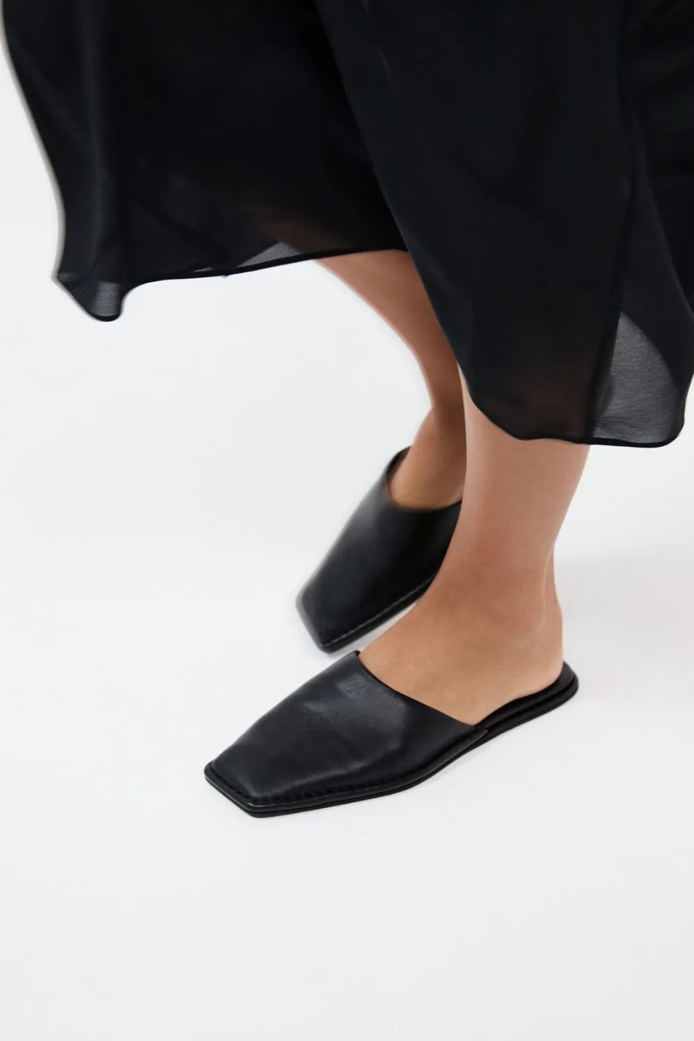 Soft Square Toe Flat -|St. Agni Cheap