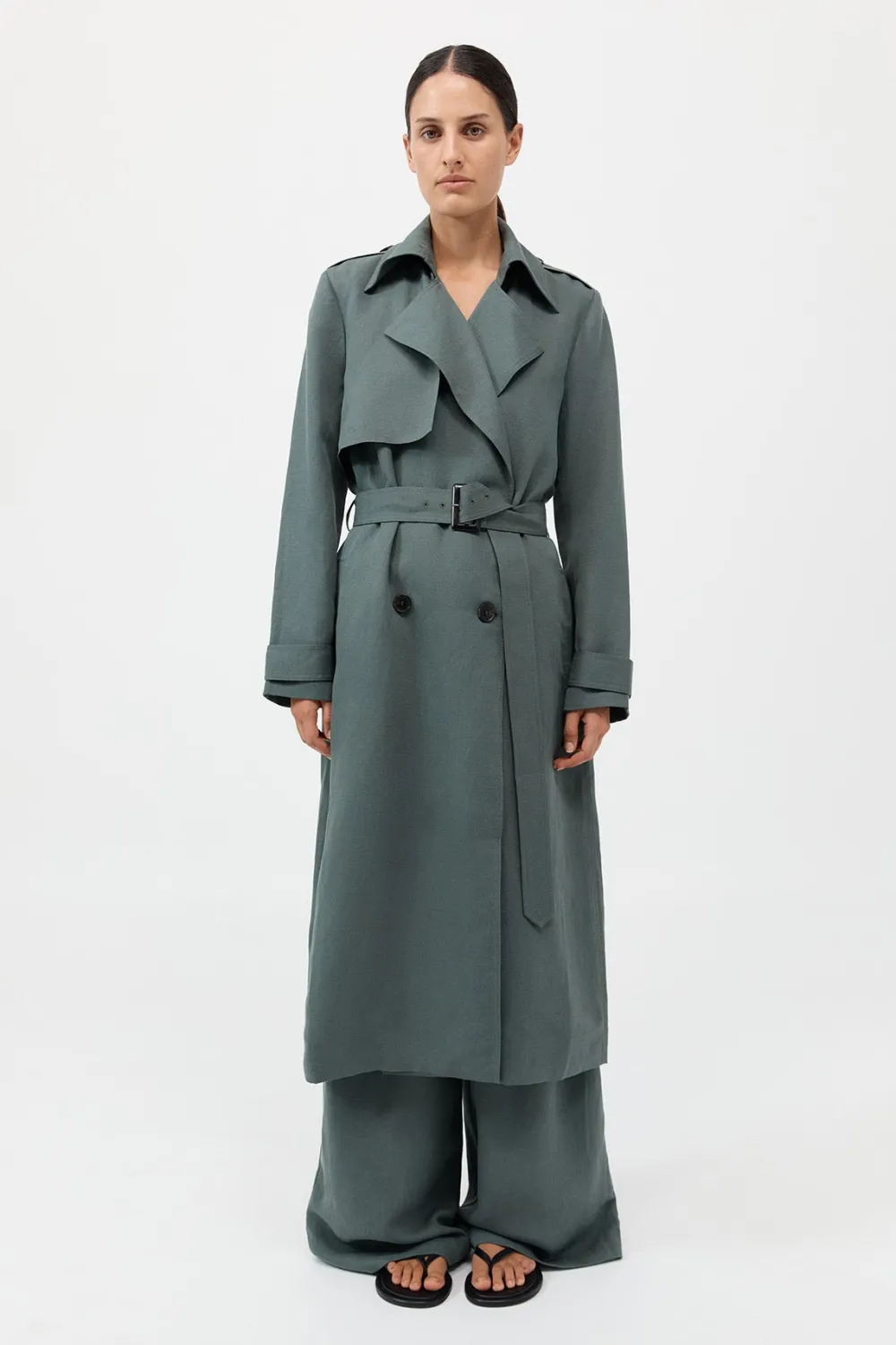 Soft Tailored Trench -|St. Agni Clearance