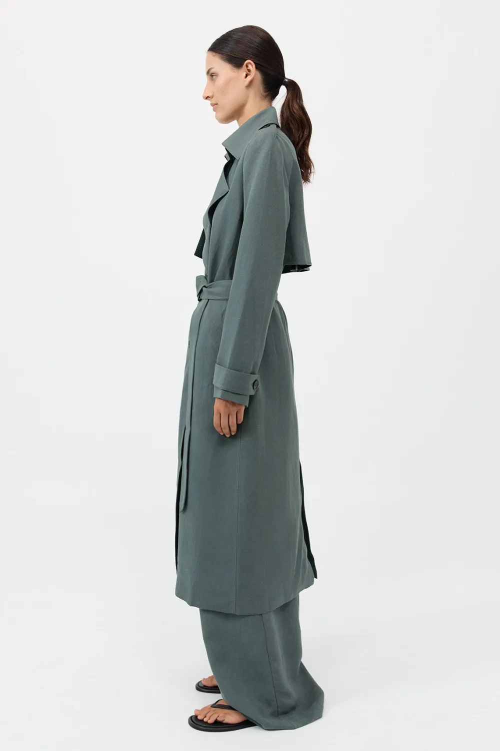 Soft Tailored Trench -|St. Agni Clearance