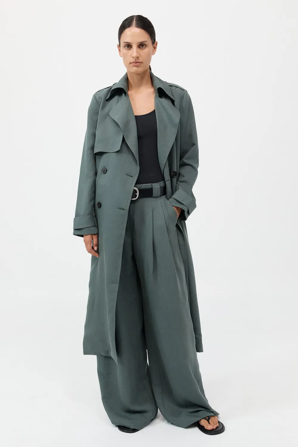 Soft Tailored Trench -|St. Agni Clearance