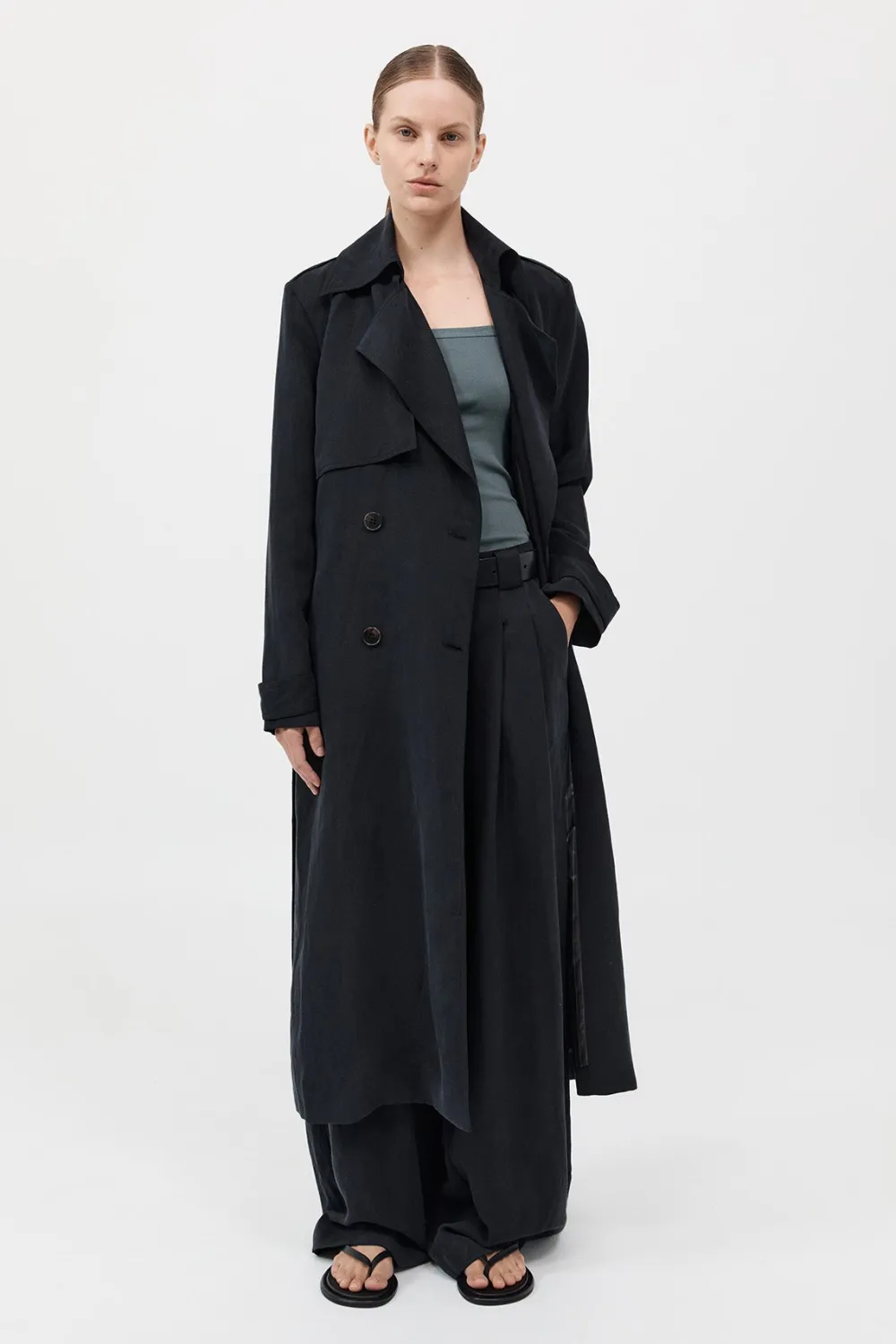 Soft Tailored Trench -|St. Agni Cheap