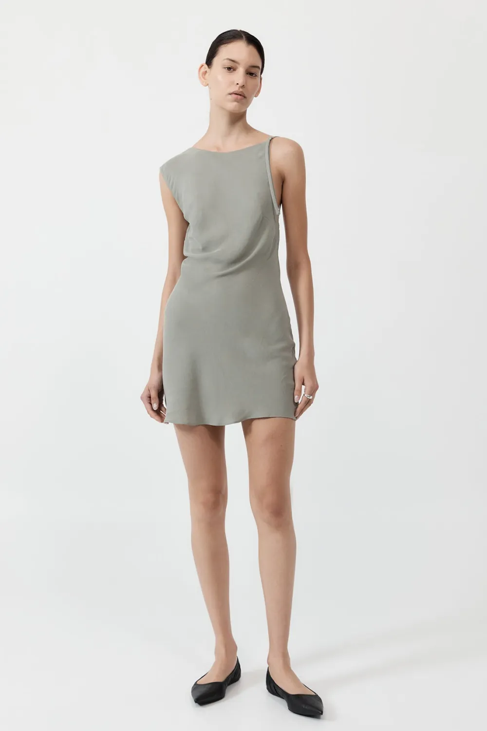 Sophia Drape Mini Dress -|St. Agni Sale