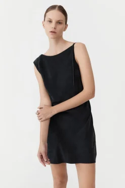Sophia Drape Mini Dress - Washed|St. Agni Shop