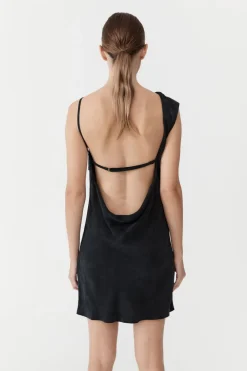 Sophia Drape Mini Dress - Washed|St. Agni Shop