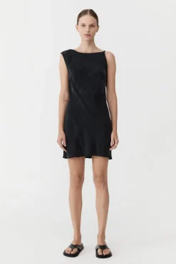 Sophia Drape Mini Dress - Washed|St. Agni Shop