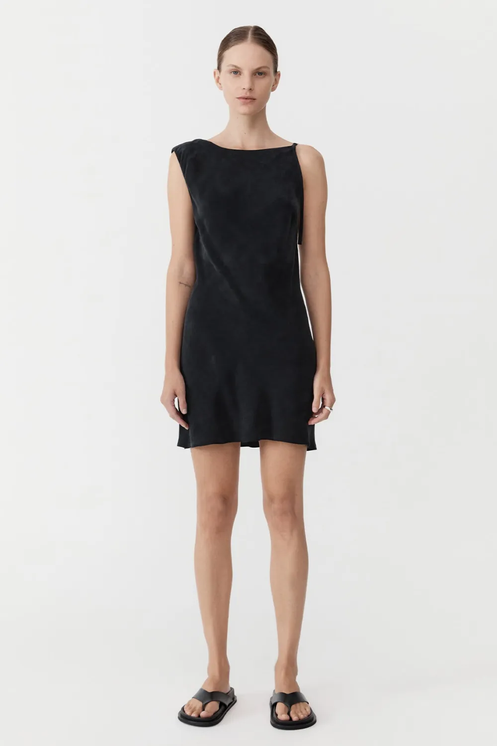 Sophia Drape Mini Dress - Washed|St. Agni Shop