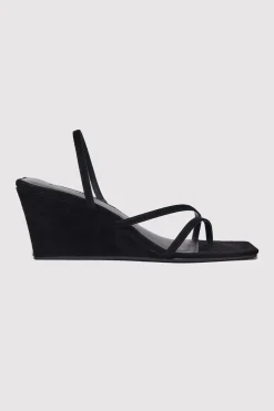 Spiral Wedge - Black|St. Agni Sale