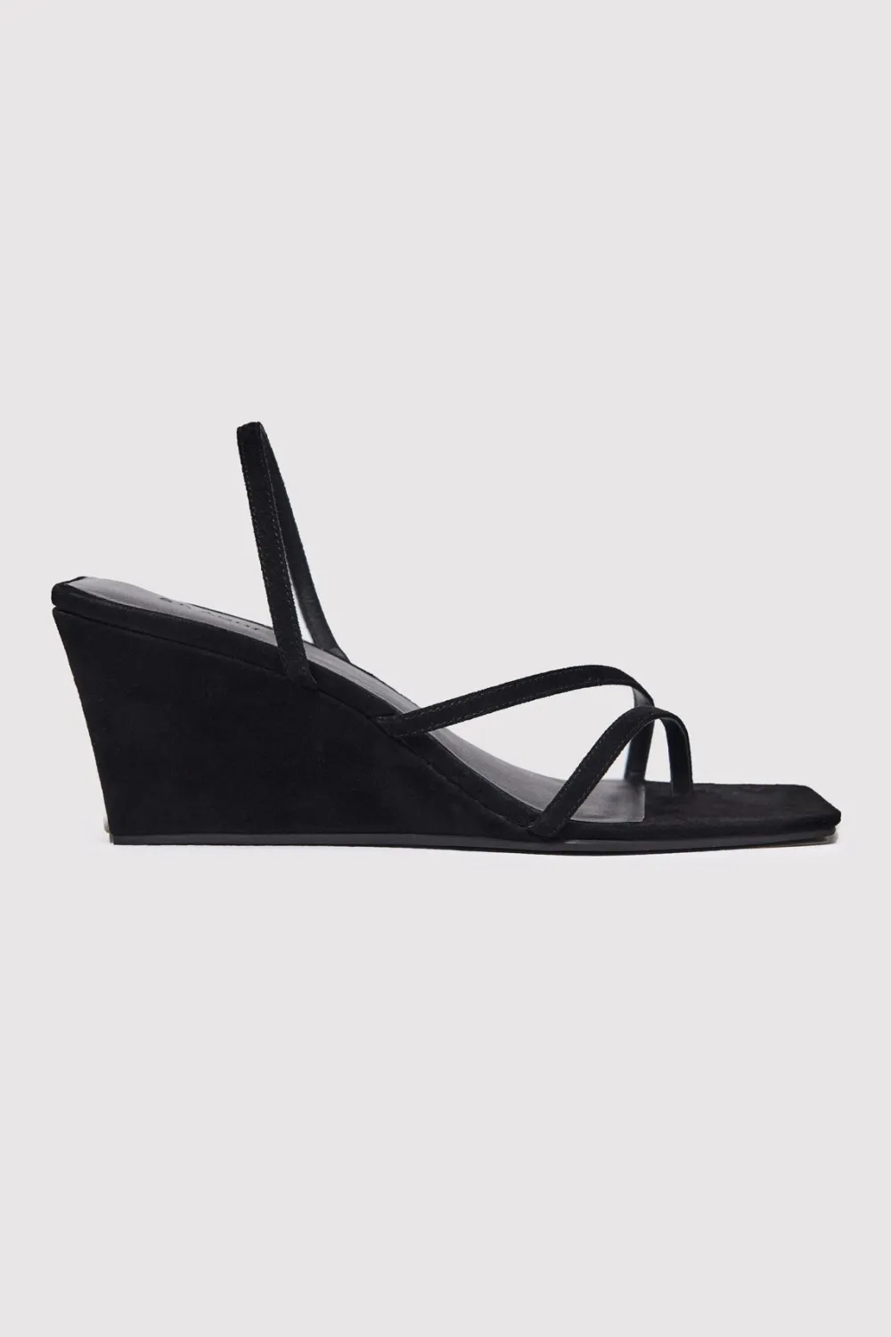Spiral Wedge - Black|St. Agni Sale