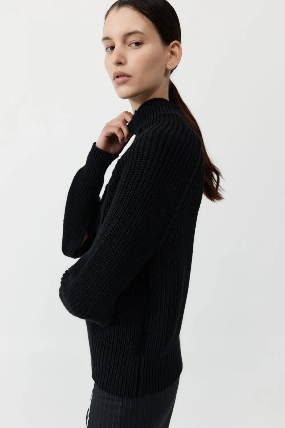 Split Sleeve Jumper -|St. Agni Online