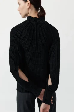 Split Sleeve Jumper -|St. Agni Online