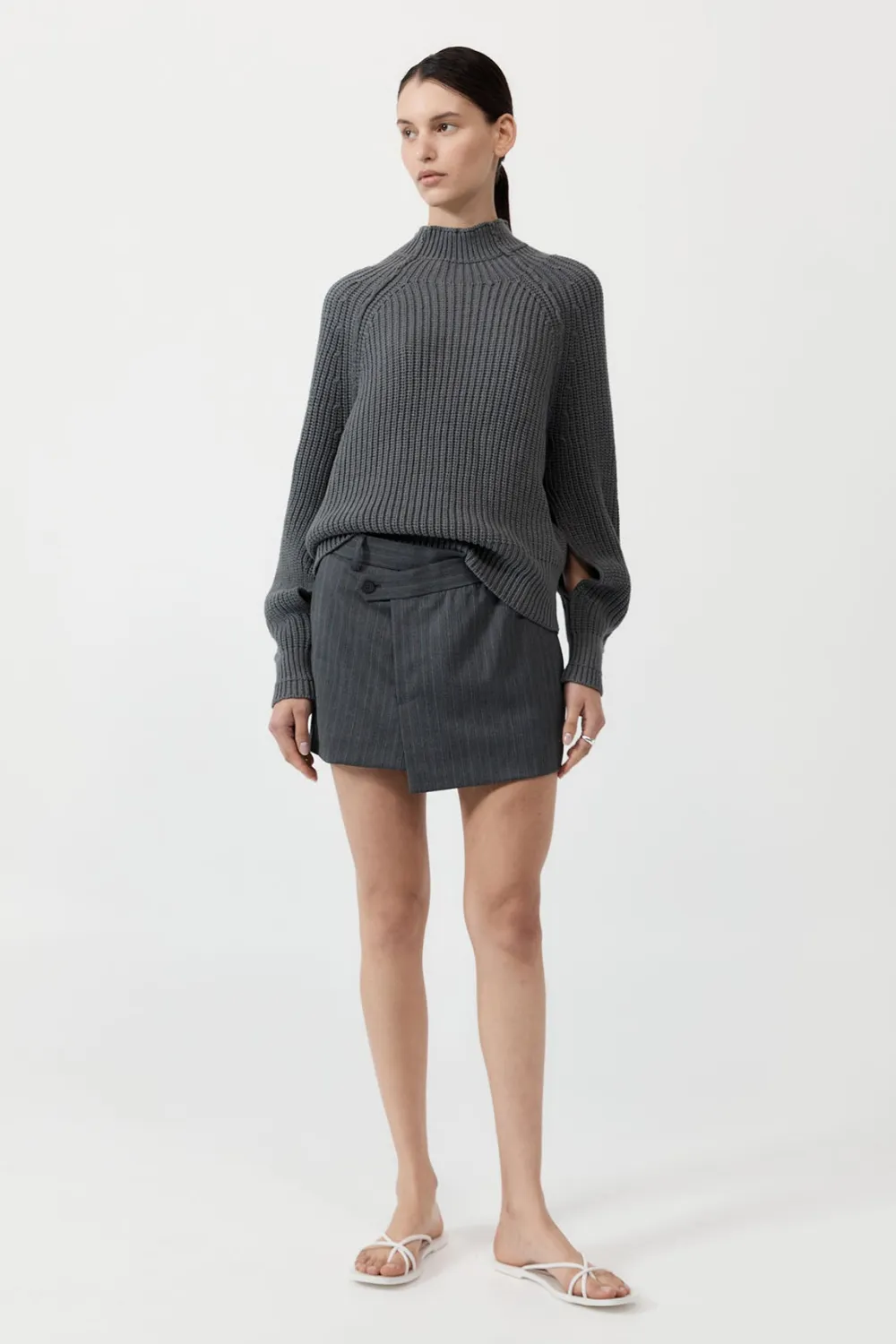 Split Sleeve Jumper -|St. Agni Hot