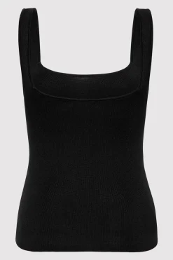 Square Neck Knit Singlet -|St. Agni Best Sale