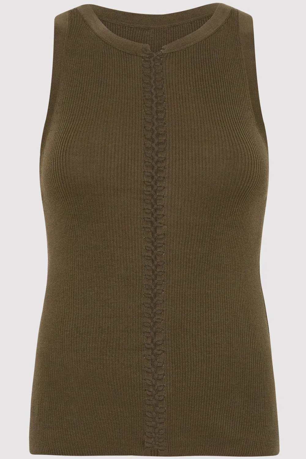 Stitch Detail Tank -|St. Agni Cheap