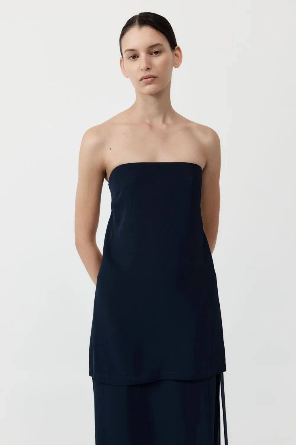 Strapless Buckle Back Top -|St. Agni Flash Sale