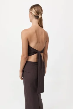 Strapless Tie Back Top -|St. Agni Store