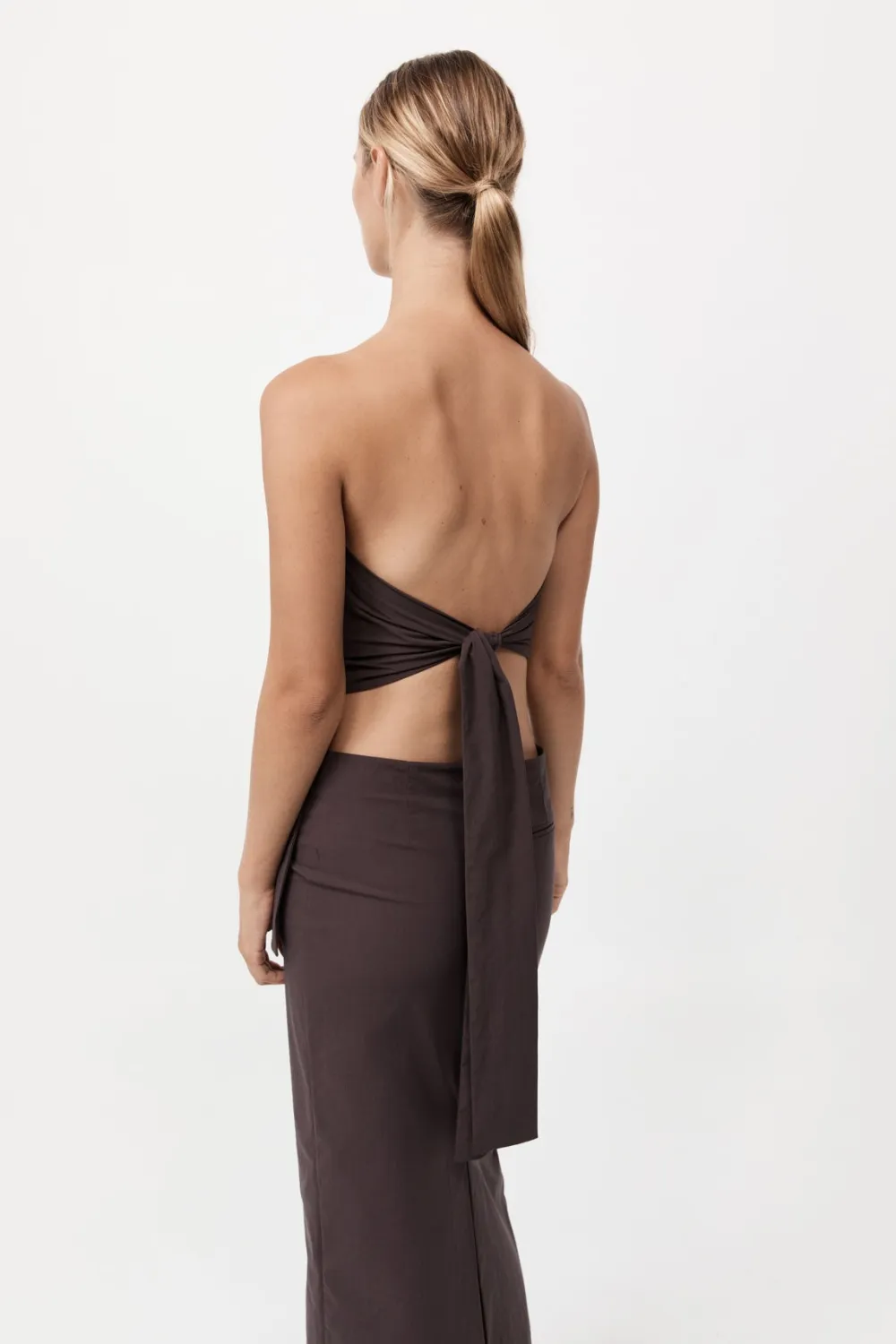 Strapless Tie Back Top -|St. Agni Store