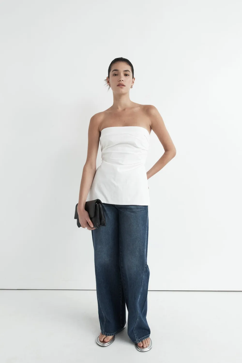Strapless Tie Back Top -|St. Agni Discount