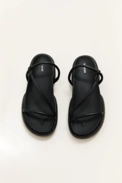 Strappy Pillow Slides -|St. Agni Flash Sale
