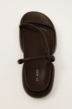 Strappy Pillow Slides -|St. Agni Flash Sale