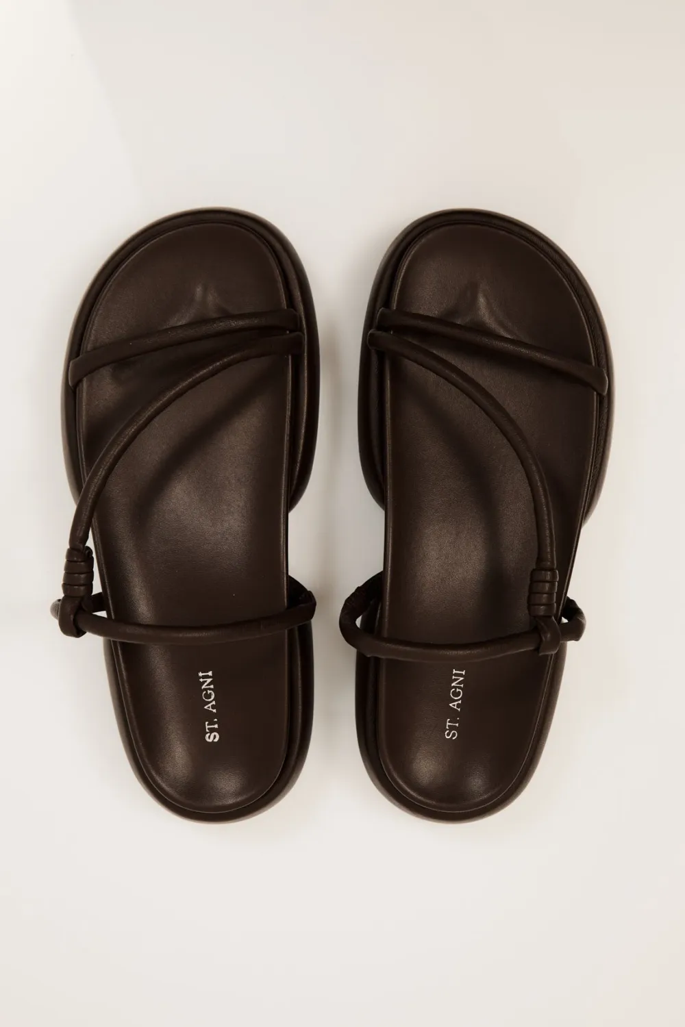 Strappy Pillow Slides -|St. Agni Flash Sale