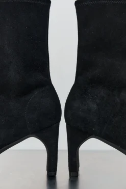 Suede Ankle Boot - Black|St. Agni Cheap