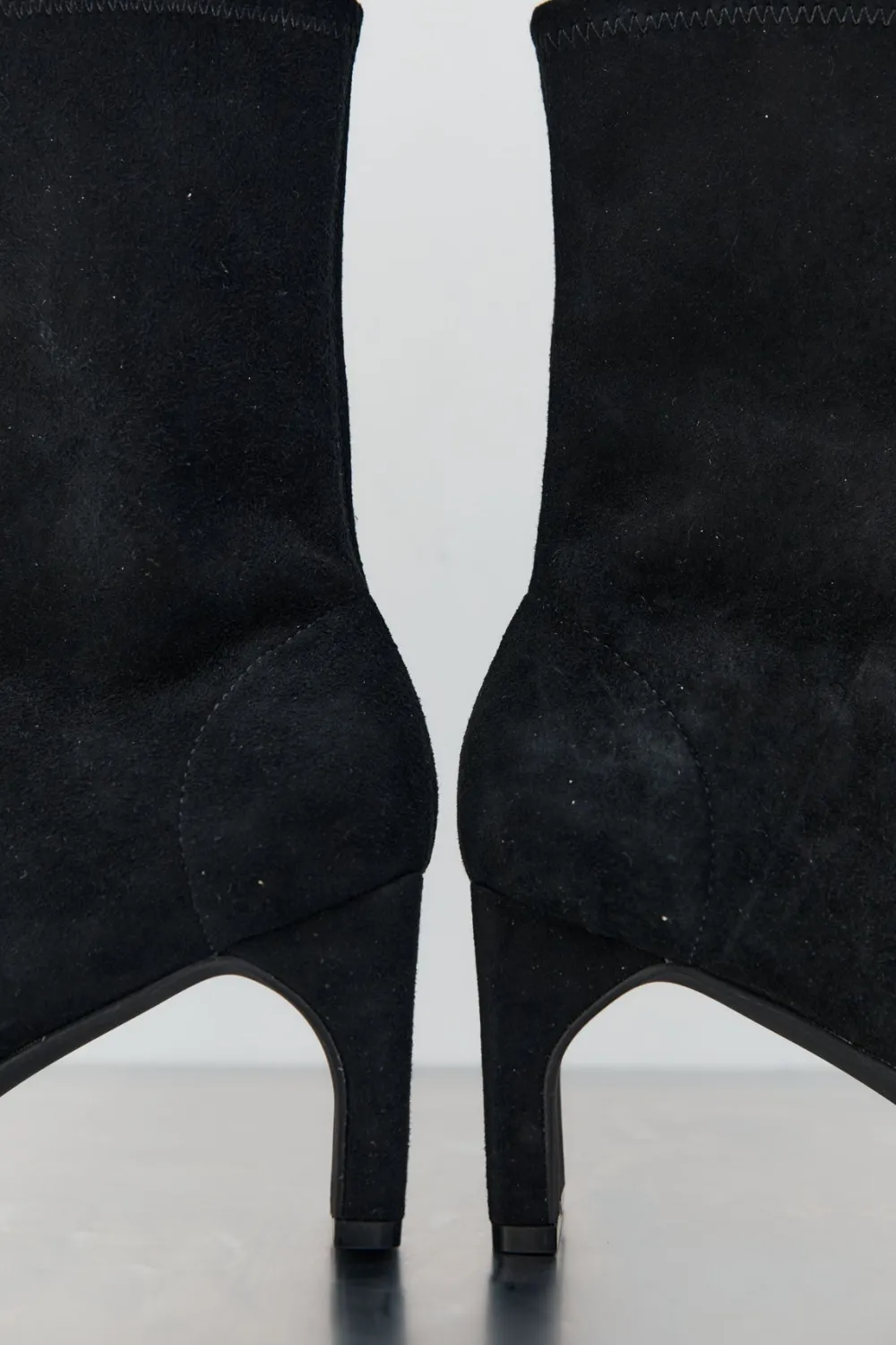Suede Ankle Boot - Black|St. Agni Cheap