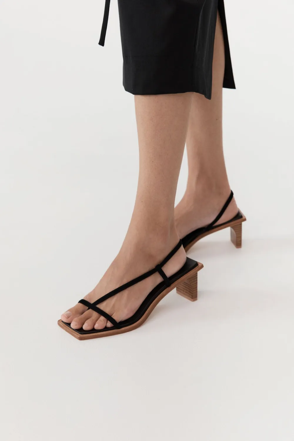 Suede Strap Heel -|St. Agni Best Sale