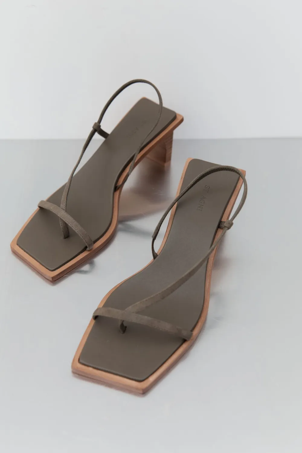 Suede Strap Heel -|St. Agni Best