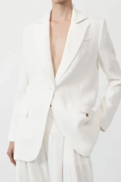 Tailored Linen Blazer -|St. Agni Cheap
