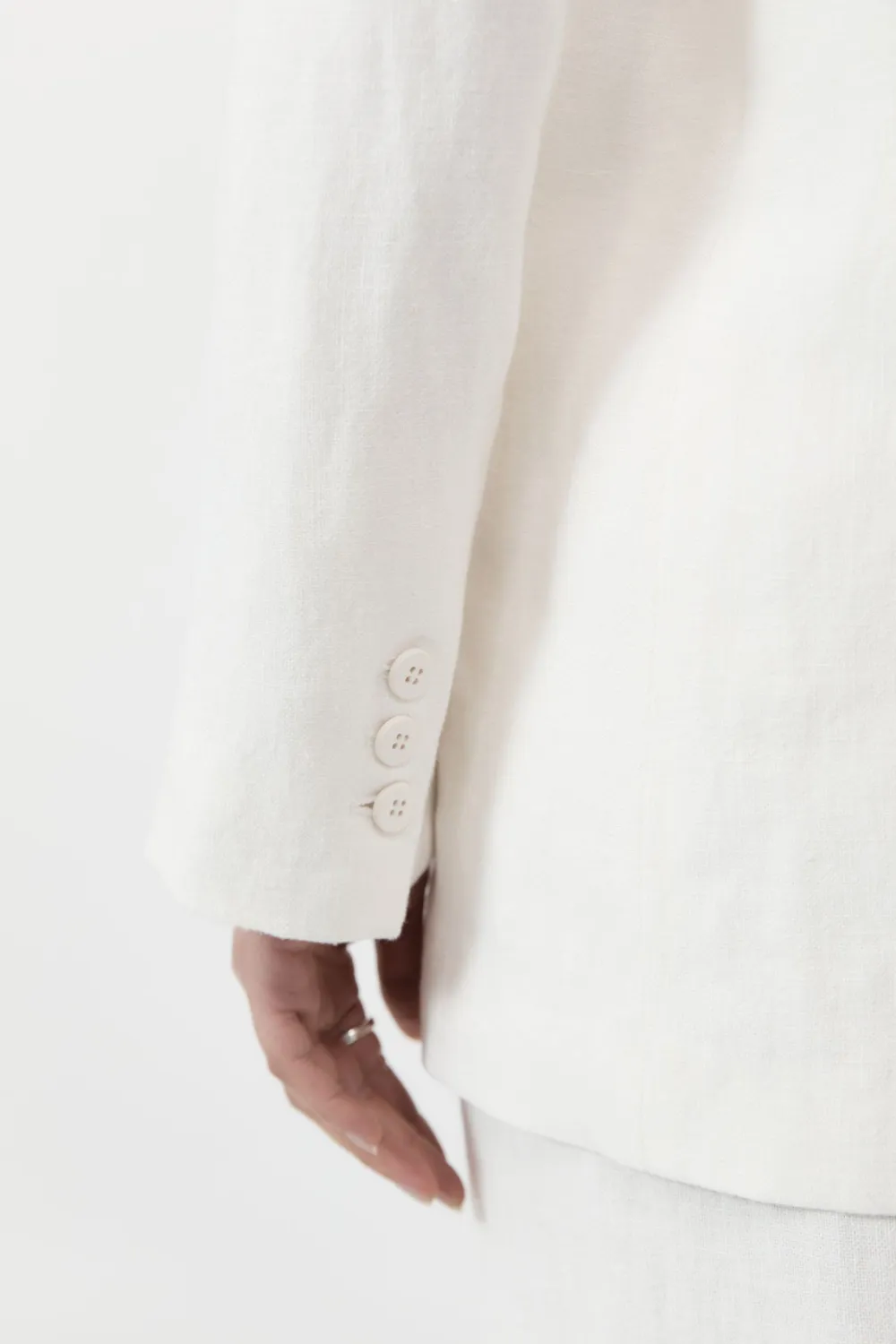 Tailored Linen Blazer -|St. Agni Cheap