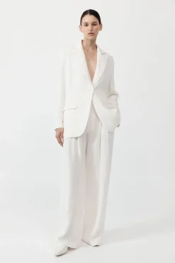 Tailored Linen Blazer -|St. Agni Cheap