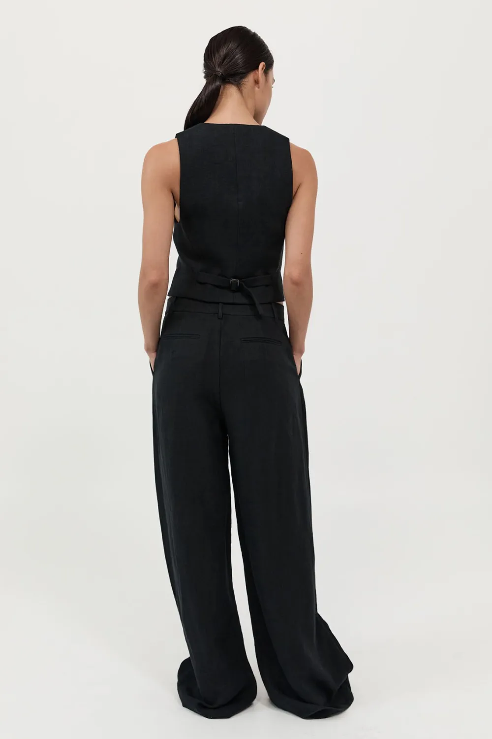 Tailored Linen Pants -|St. Agni Cheap